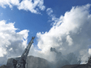 Apartamentos destruidos en incendio en Walker