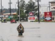 La tormenta tropical Harvey se debilita sobre el suroeste de Luisiana