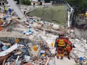 Trabajan sin descanso para rescatar el último sepultado de sismo en México