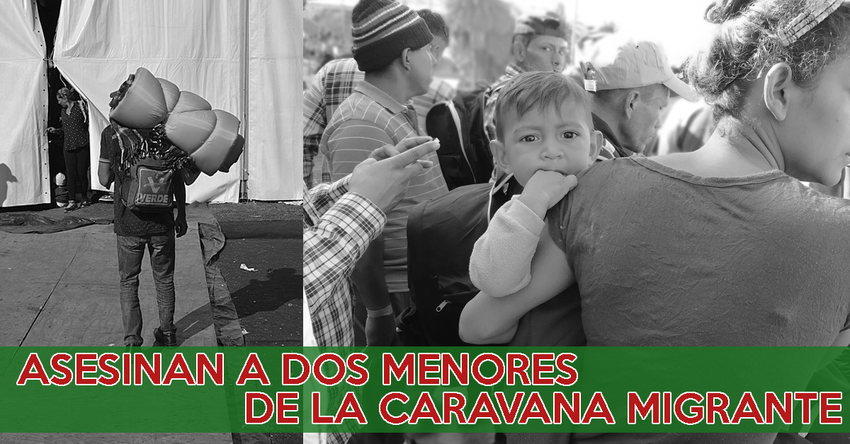 Asesinan a dos menores de la Caravana Migrante en Tijuana