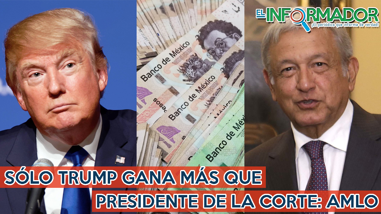 Sólo TRUMP gana más que presidente de la CO