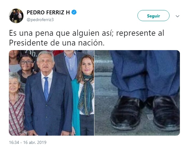 Levantan polémica al criticar los zapatos de AMLO