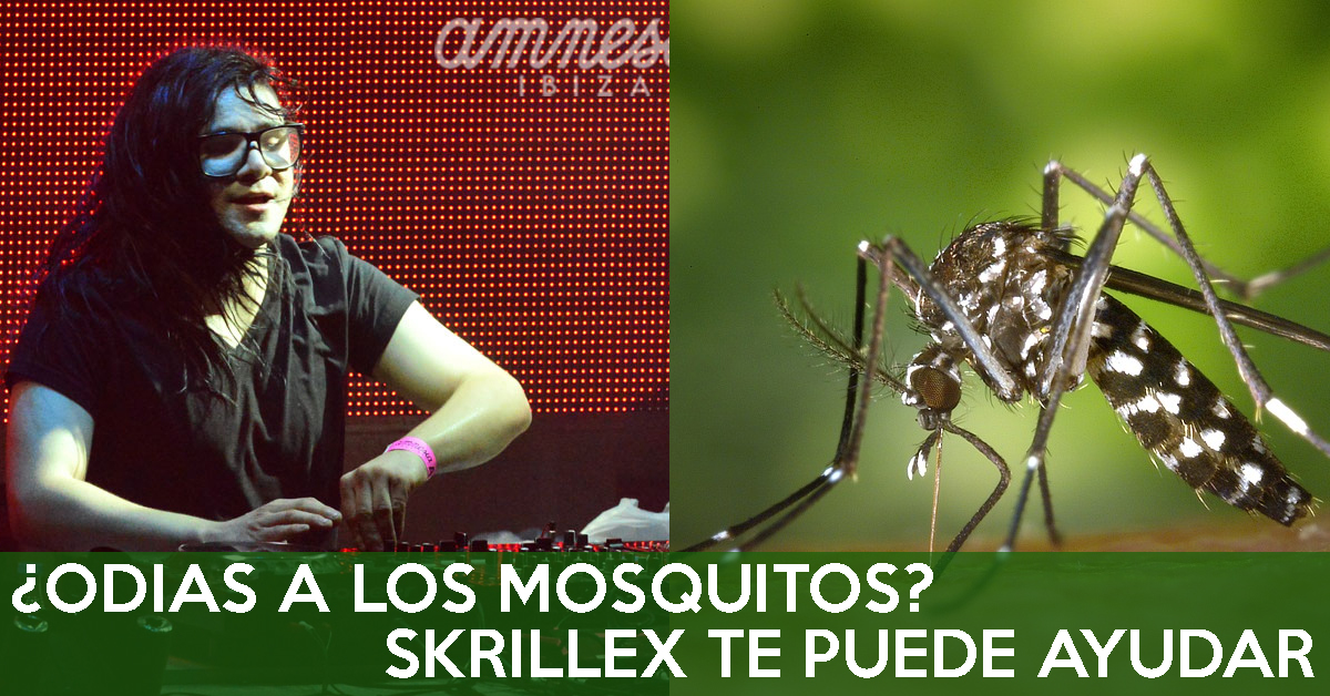 AHUYENTA A LOS MOSQUITOS CON SKRILLEX