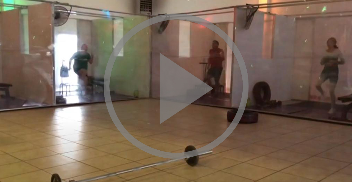 Video: “Covid Fitness”, un innovador gimnasio en Ciudad Juárez