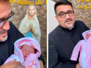 Abandonaron a bebé en puerta de iglesia; la llamaron María Magdalena