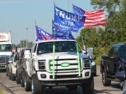 Simpatizantes de Trump salen a la calle y festejan Su propio Metro Cruiser