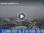 Cae fuerte nevada en pleno verano, del calor extremo a la nieve