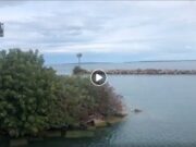 Entre las cosas hermosas que tiene Michigan son los hermosos lagos. Camino a Mackinac Island.