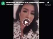 Anulan todas las órdenes de la gobernadora Whitmer