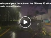 Así destruye el peor huracán en los últimos 15 años