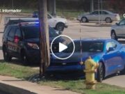 Camaro pierde el control al manejar a alta velocidad