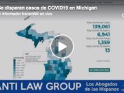 Se disparan casos de COVID19 en Michigan