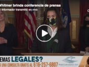 Conferencia de prensa Gobernadora Whitmer