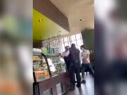 VIDEO: ¡Nace Lord Pantera! Amenazó a empleado de cafetería en Jalisco