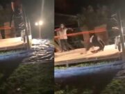 FUERTE VIDEO: Luchador se rompe las piernas en un salto de rutina