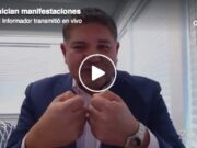 Inician manifestaciones encargado de la cámara de comercio nos dice que esperar