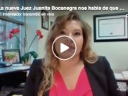 La nueva Juez Juanita Bocanegra nos habla de que hará en su nuevo cargo