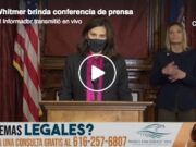 Conferencia de prensa Gobernadora de Michigan