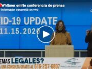 Whitmer emite conferencia de prensa sobre situación del COVID19 en Michigan