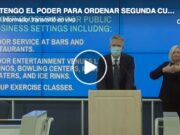TENGO EL PODER PARA ORDENAR SEGUNDA CUARENTENA