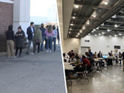 Antes de las elecciones, votantes en GR se congregan para votar en ausencia