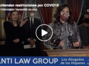 Gobernadora extiende restricciones por Covid durante 12 días más