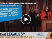 🔴 Gobernadora Whitmer brinda actualización de COVID19 en Michigan