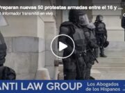 Preparan nuevas 50 protestas armadas entre el 16 y 20 de Enero