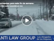 Tormentas de este fin de semana dejarán fuertes acumulaciones de nieve