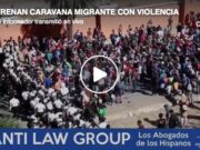 CON VIOLENCIA GUATEMALA FRENA CARAVANA MIGRANTE