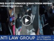 TRES SUJETOS ARMADOS ROBAN TIENDA HISPANA