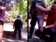 VIDEO: Presunto agresor sexual pide perdón de rodillas para evitar denuncia