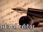 Carta al editor, por favor publíquela