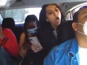 VIDEO: Mujeres tosen y agreden a conductor migrante que no quiso darles servicio porque no llevaban cubrebocas