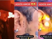 ¡Adiós amor! Nodal se borra los tatuajes de Belinda (VIDEO)