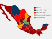 Elecciones 2022 México: Cómo quedó el mapa político del país por partidos; Morena gobernará 22 estados