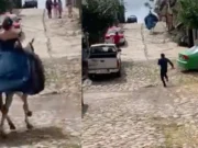 VIDEO: Caballo escapa con todo y quinceañera; así fue la angustiante persecución