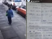 Papá devuelve cosas que su hija se robó y deja carta pidiendo perdón