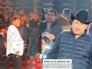 Julión Álvarez dio show en estado de ebriedad (VIDEO)