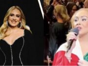 Adele con la bandera de México conquista a los fanáticos (VIDEO)