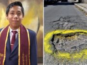 Estudiante mexicano creó pavimento anti baches que se regenera con agua y asombró a Internet