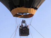 Globo aerostático se incendia y desploma en Teotihuacán; hay 2 personas muertas (VIDEO)