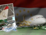Avión presidencial: Con nuevo logo, parte de EU hacia Tayikistán
