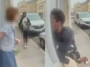 ¡De terror!: captan violento intento de secuestro contra una niña a plena luz del día