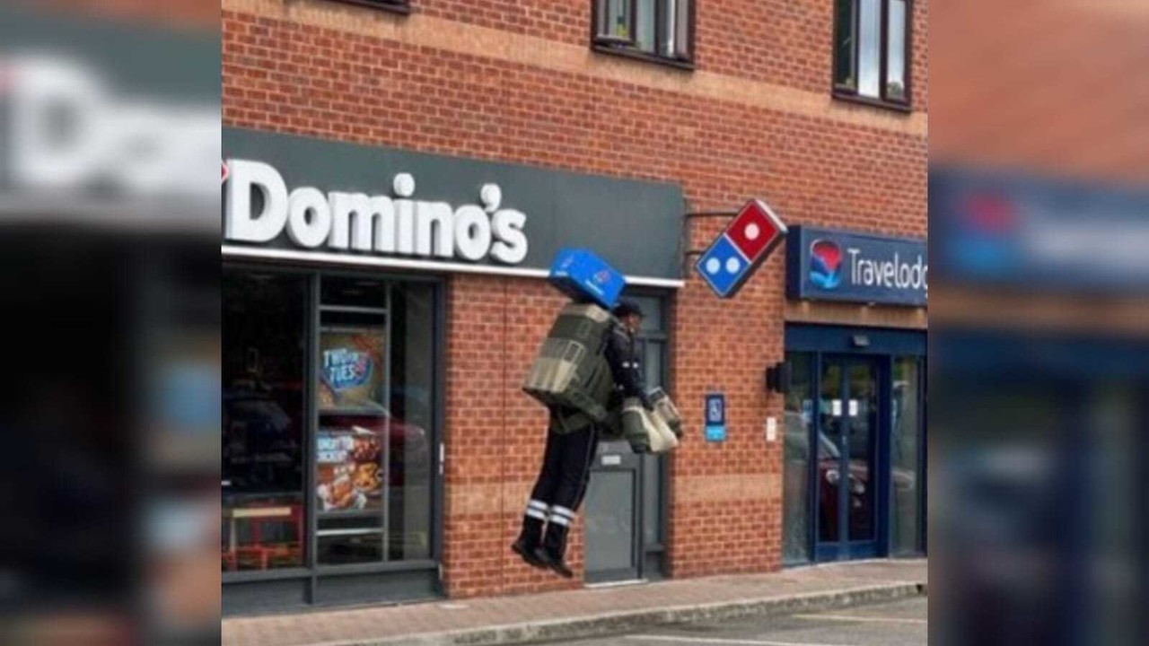 ¡No es un OVNI! Domino’s Pizza estrena servicio de jetpack, llegan de ...