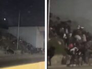 Videos: Cientos de migrantes cruzan en estampidas desde Tijuana y Ciudad Juárez a EU