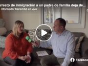 Arresto de inmigración a un padre de familia deja desamparados a una familia.