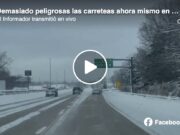 Demasiado peligrosas las carreteas ahora mismo en Michigan