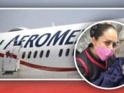 Dan vuelos gratis a bebé que nació en avión de Aeroméxico