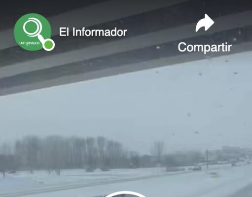 Varios automóviles han salido de la carretera a causa del mal clima
